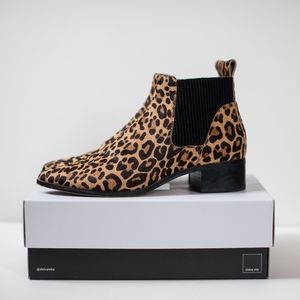 Dolce Vita Leopard Macie Chelsea Bootie